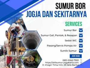 Solusi Air Bersih Melimpah: Tukang Sumur Bor & Service Pompa Air Profesional di Jogja
