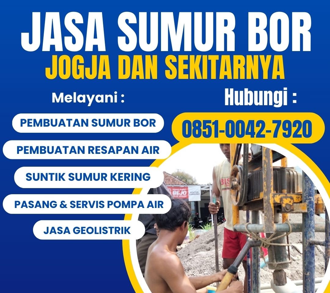 sumur bor jogja